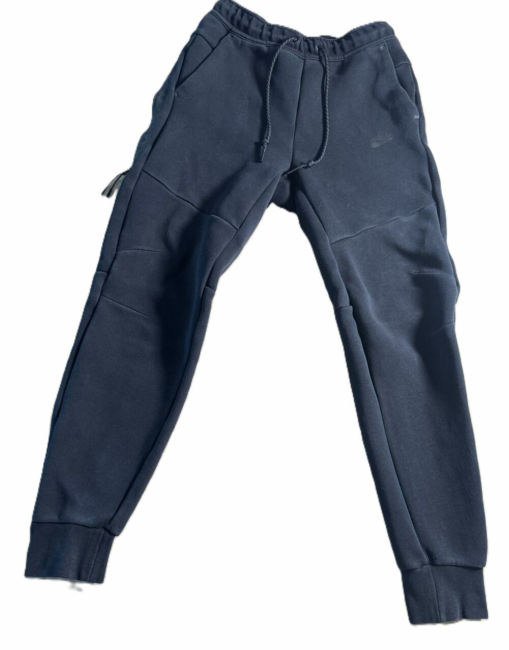 Nike Tech Fleece Joggers Men’s Small Black Tapered Sweatpants Zip Pocket
